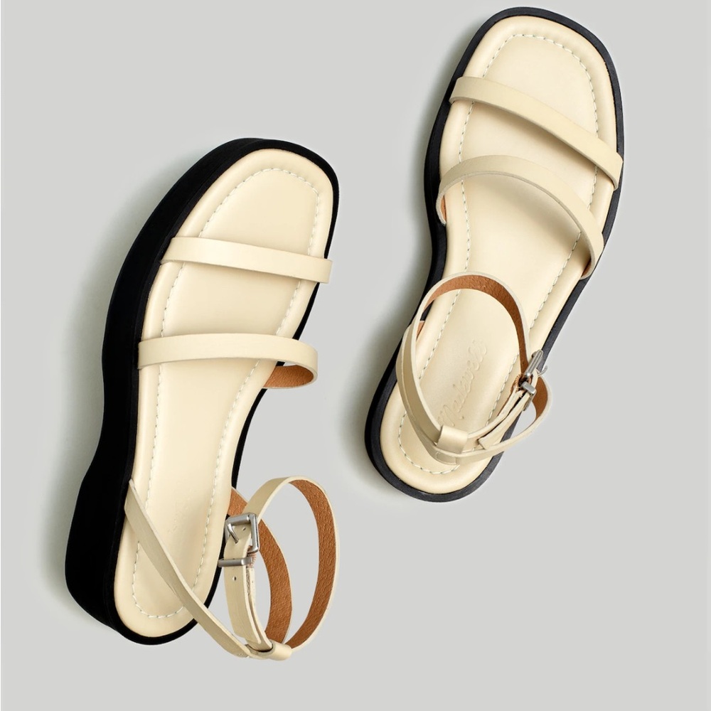 Madewell The Double-Strap Platform Sandal